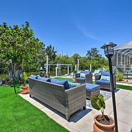 Waterfront Bradenton Home Heated Pool And Fire Pit 외부 사진