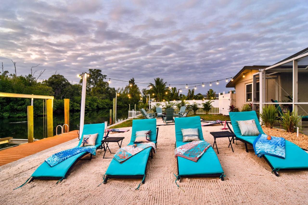 Waterfront Bradenton Home Heated Pool And Fire Pit 외부 사진