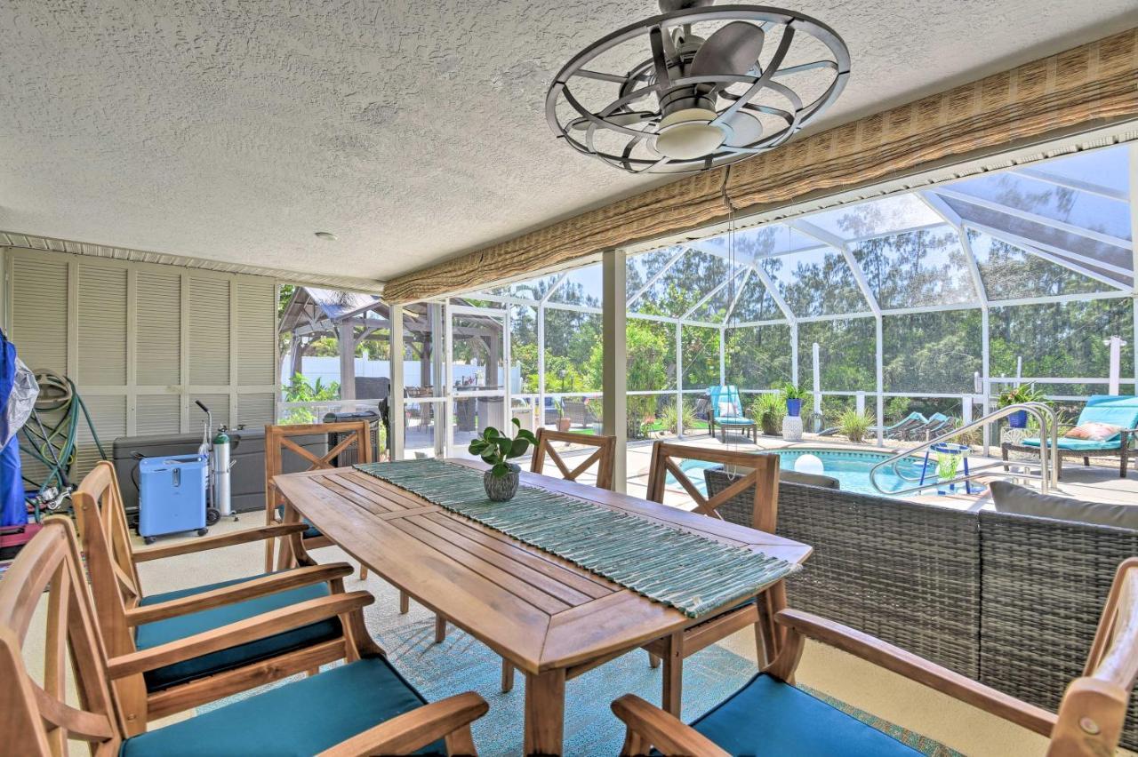 Waterfront Bradenton Home Heated Pool And Fire Pit 외부 사진